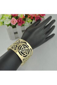 Women's Round Bangles Bracelet Alloy