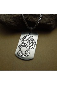 Men's Titanium Brand Personality Pendant