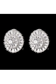 Stud Earrings Women's Cubic Zirconia/Alloy Earring