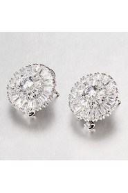 Stud Earrings Women's Cubic Zirconia/Alloy Earring