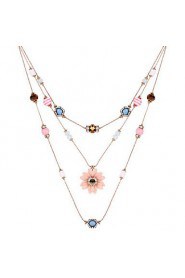 Women's Alloy Necklace Daily / Causal Acrylic