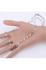 New Cool Women's 316L Titanium Steel Hearts Link Chain Necklace High Quality Jewelry Gift for Women