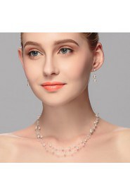 Jewelry Set Women's Anniversary / Wedding / Engagement / Birthday / Gift / Party / Daily / Special Occasion Jewelry Sets Imitation Pearl