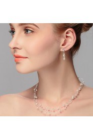 Jewelry Set Women's Anniversary / Wedding / Engagement / Birthday / Gift / Party / Daily / Special Occasion Jewelry Sets Imitation Pearl