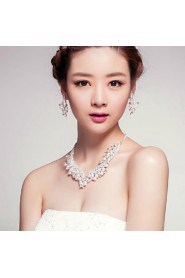 Jewelry Set Women's Anniversary / Wedding / Engagement / Birthday / Gift / Party / Daily / Special Occasion Jewelry SetsImitation Pearl /