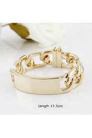 Fashion Alloy Gold Plated Women's Bracelet