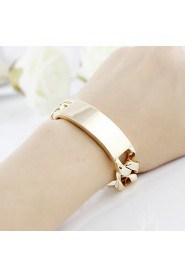 Fashion Alloy Gold Plated Women's Bracelet