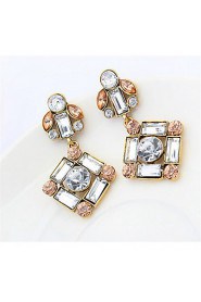 Tetris Mosaic Diamond Earrings