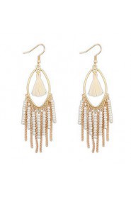 Bohemian Fashion Pearl Tassel Earrings