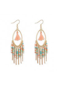 Bohemian Fashion Pearl Tassel Earrings