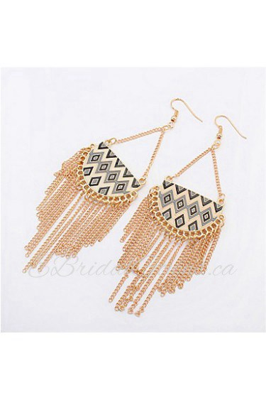 Stylish Atmosphere Semicircular Roman Earrings