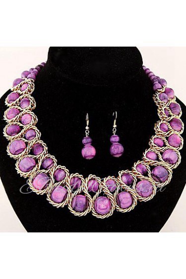 Jewelry Set Women's Daily Jewelry Sets Imitation Pearl / Alloy Earrings / Necklaces Gold