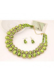 Jewelry Set Women's Daily Jewelry Sets Imitation Pearl / Alloy Earrings / Necklaces Gold