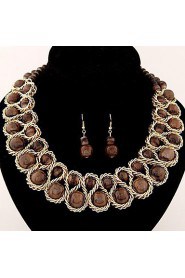 Jewelry Set Women's Daily Jewelry Sets Imitation Pearl / Alloy Earrings / Necklaces Gold