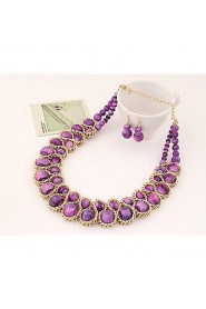 Jewelry Set Women's Daily Jewelry Sets Imitation Pearl / Alloy Earrings / Necklaces Gold