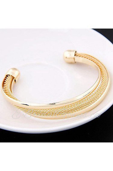 Women's Simple Alloy Cuff Bracelet