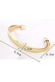 Women's Simple Alloy Cuff Bracelet