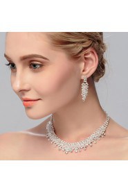 Jewelry Set Women's Anniversary / Wedding / Engagement / Birthday / Gift / Party / Daily / Special Occasion Jewelry Sets Rhinestone