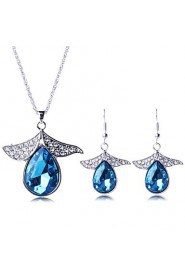 Jewelry Set Women's Party Jewelry Sets Alloy Crystal / Rhinestone Necklaces / Earrings