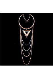 Women's Alloy Necklace Daily Non Stone-61161079