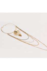 Women's Alloy Necklace Daily Non Stone-61161081