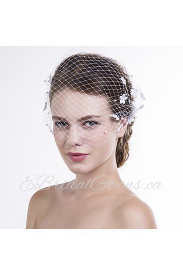 Women Net Birdcage Veils With Wedding/Party Headpiece