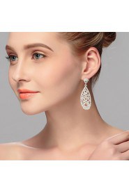 Hoop Earrings Women's Alloy Earring Rhinestone