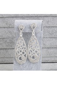 Hoop Earrings Women's Alloy Earring Rhinestone