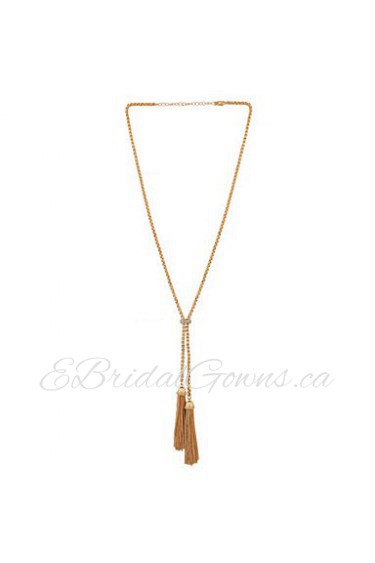 Women's Alloy Necklace Daily Non Stone