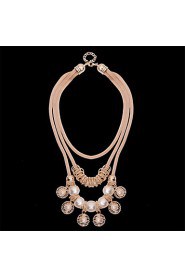 LGSPWomen's Alloy Necklace Daily Imitation Pearl61161044