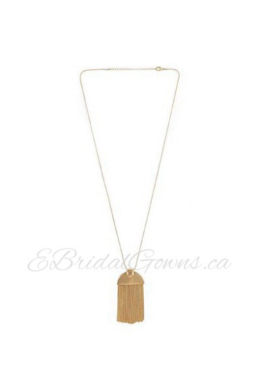 Women's Alloy Necklace Daily Non Stone