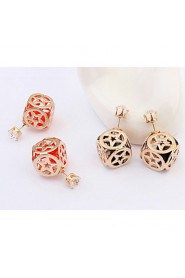 Super Fashion Crystal Star Jewelry Star-shaped Hollow Lantern Stud Earrings For Women New Design Earrings