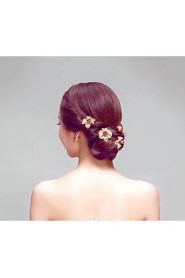 National Style Alloy Flowers Party Headpieces/Hair Clip (6 pieces/set)