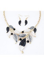 Jewelry Set Women's Daily Jewelry Sets Alloy Necklaces / Earrings Gold