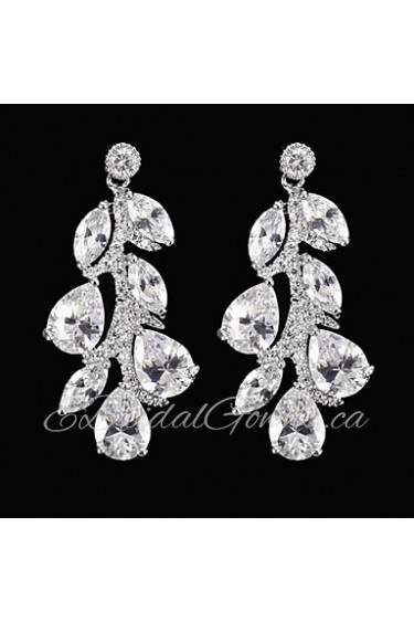 Drop Earrings Women's Cubic Zirconia/Alloy Earring