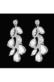 Drop Earrings Women's Cubic Zirconia/Alloy Earring