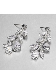 Drop Earrings Women's Cubic Zirconia/Alloy Earring