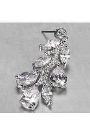 Drop Earrings Women's Cubic Zirconia/Alloy Earring