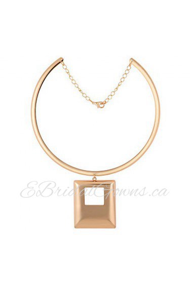 Women's Alloy Necklace Daily Non Stone