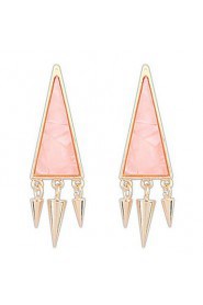 Fashion Punk Style Retro Geometric Triangle Earrings Vintage Women Jewelry