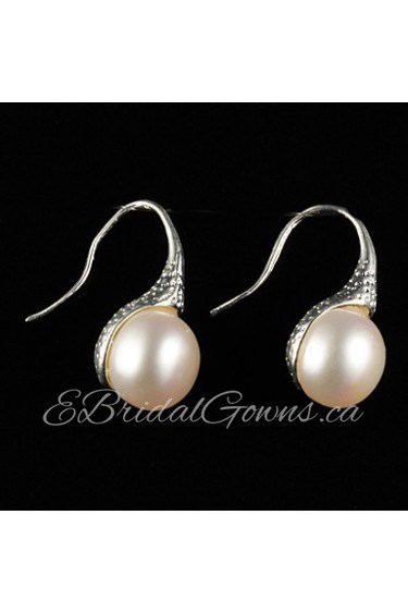 Drop Earrings Women's Alloy Earring Pearl