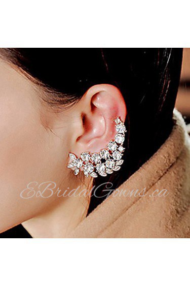 Full Crystal Ear Cuff for Layd Party(1 PC)