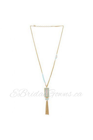 Women's Alloy Necklace Daily Turquoise