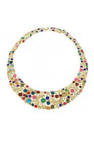 Jewelry Set Women's Party Jewelry Sets Alloy / Rhinestone Rhinestone Necklaces / Bracelets / Earrings Gold