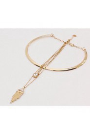 Women's Alloy Necklace Daily Crystal-61161048