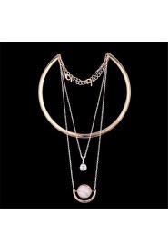 Women's Alloy Necklace Daily Cubic Zirconia-61161047