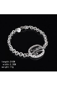 Fashion Sterling Silver Plated Women's Bracelet