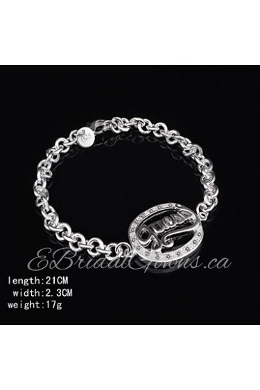 Fashion Sterling Silver Plated Women's Bracelet