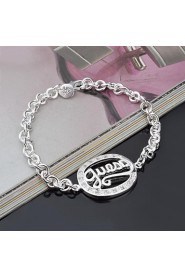 Fashion Sterling Silver Plated Women's Bracelet