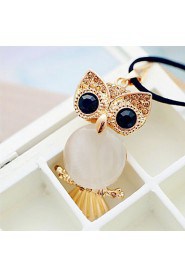 Lucky Star Women's Vintage Small Owl Chain Necklace